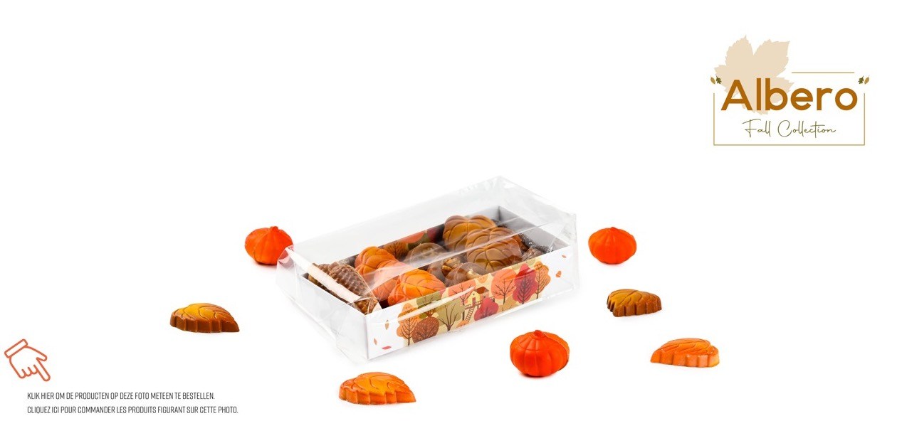 Albero Herfst collectie koekjes verpakking chocolade 